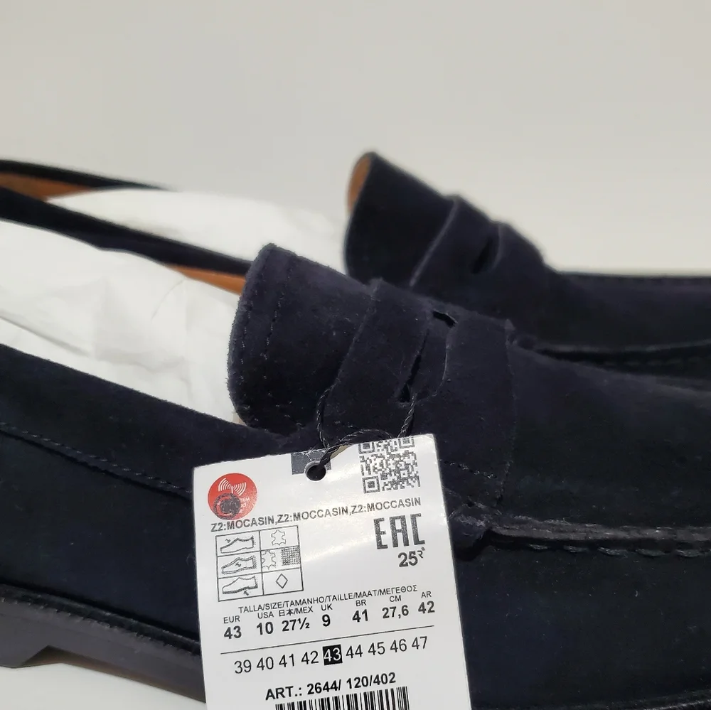 ❌️SOLD❌️ZARA SUEDE PENNY LOAFERS SIZE 10 - Picture 11 of 11